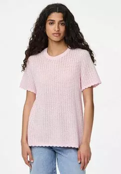 Футболка с принтом PCSCOUT Pieces, розовый