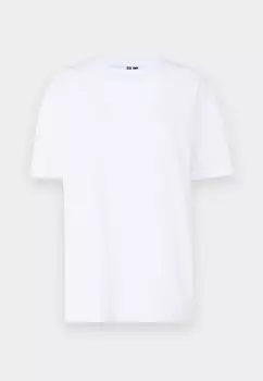 Футболка с принтом PCSELMA O-NECK OVERSIZED TEE Pieces, белый