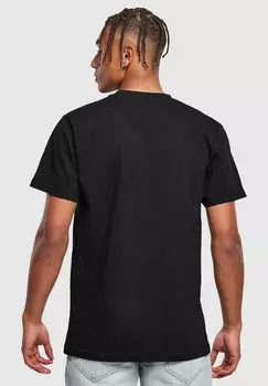 Футболка с принтом PEACE VICTORY HAND ROUND NECK Merchcode, черный