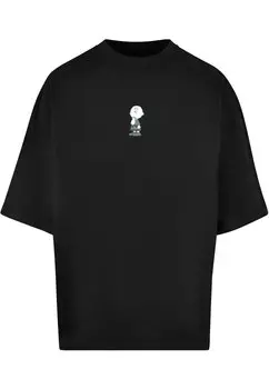 Футболка с принтом Peanuts Charlie Brown Huge Merchcode, черный
