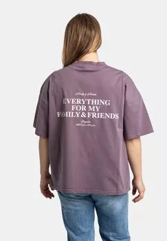 Футболка с принтом Pegador, фиолетовый