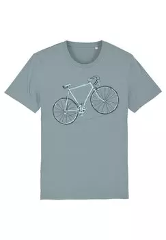 Футболка с принтом PENCIL BIKE Watapparel, цвет citadel blue