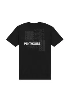 Футболка с принтом PENTHOUSE REPEAT Henry Tiger, черный