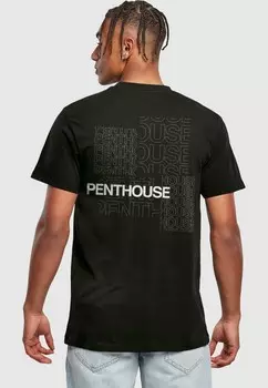 Футболка с принтом PENTHOUSE REPEAT Merchcode, черный