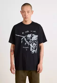 Футболка с принтом PEPE BE NICE Carhartt WIP, черный