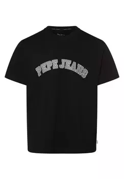 Футболка с принтом Pepe Jeans, черный