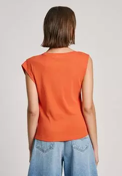 Футболка с принтом Pepe Jeans, оранжевый