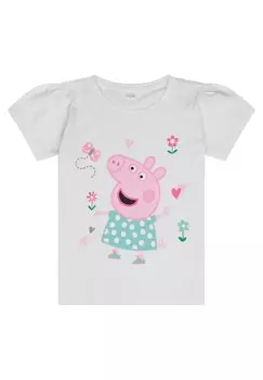 Футболка с принтом Peppa Pig, цвет wei