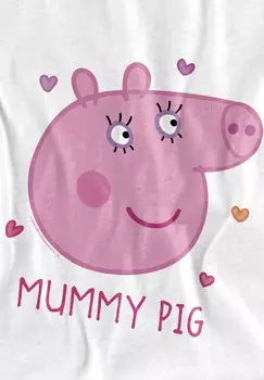 Футболка с принтом PEPPA PIG MUMMY PIG Peppa Pig, белый