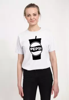 Футболка с принтом PEPSI Henry Tiger, белый