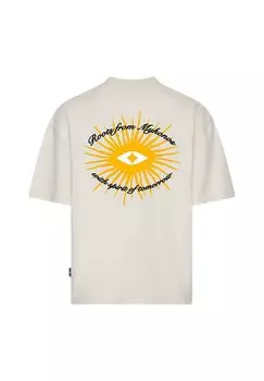 Футболка с принтом PEQUS, песочный