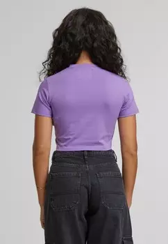 Футболка с принтом PEQUS, розовый