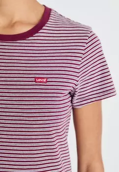 Футболка с принтом PERFECT TEE Levi's, Бордо