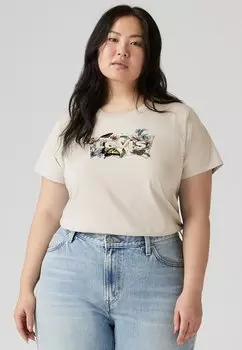 Футболка с принтом PERFECT TEE Levi's Plus, белый