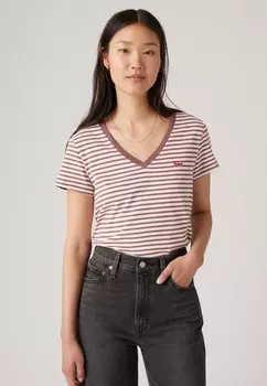 Футболка с принтом PERFECT VNECK Levi's®, сиреневый