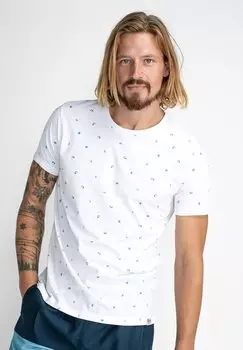 Футболка с принтом Petrol Industries, белый