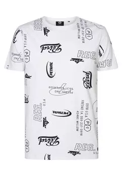 Футболка с принтом Petrol Industries, белый