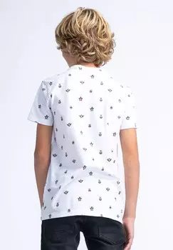 Футболка с принтом Petrol Industries, белый