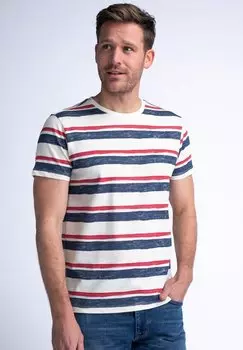 Футболка с принтом Petrol Industries, цвет fiery coral