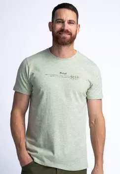 Футболка с принтом Petrol Industries, цвет lemon yellow