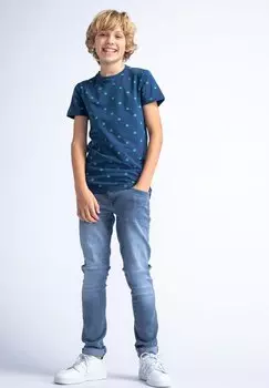 Футболка с принтом Petrol Industries, цвет petrol blue