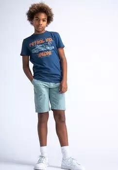 Футболка с принтом Petrol Industries, цвет petrol blue