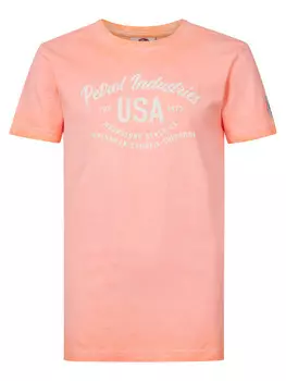 Футболка с принтом Petrol Industries, розовый