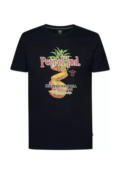 Футболка с принтом Petrol Industries, синий