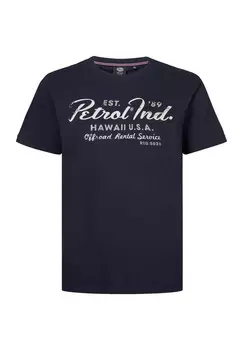 Футболка с принтом Petrol Industries, синий