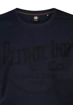 Футболка с принтом Petrol Industries, синий