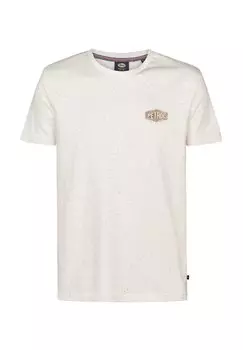 Футболка с принтом Petrol Industries, светло-розовый