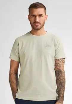Футболка с принтом Petrol Industries, светло-зеленый