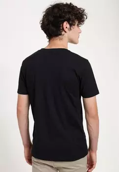 Футболка с принтом PETS DUKE SONS FIVE THINGS CAT Henry Tiger, черный