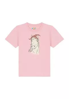 Футболка с принтом PFERD Watapparel, цвет cotton pink