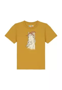 Футболка с принтом PFERD Watapparel, цвет ochre