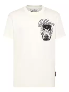 Футболка с принтом Philipp Plein, белый