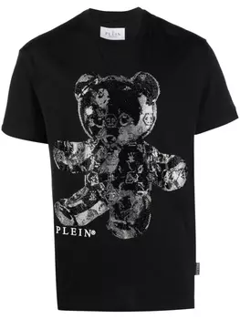Футболка с принтом Philipp Plein, черный