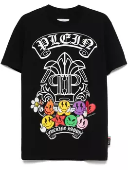 Футболка с принтом Philipp Plein, черный