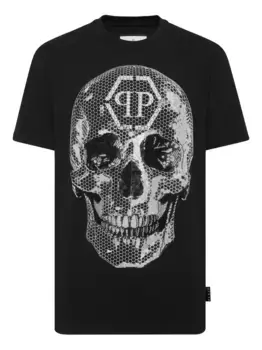 Футболка с принтом Philipp Plein, черный