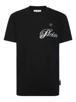 Футболка с принтом Philipp Plein, черный