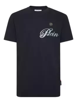 Футболка с принтом Philipp Plein, синий