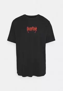 Футболка с принтом Pier One, черный