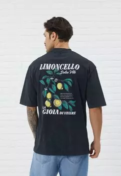 Футболка с принтом Pier One, черный