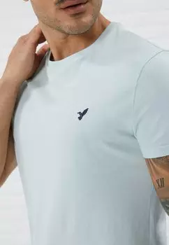 Футболка с принтом Pier One, голубая