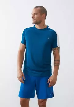 Футболка с принтом Pier One Sport, темно-синий