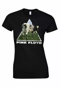 Футболка с принтом PINK FLOYD ATOM HEART rockshirts, цвет black