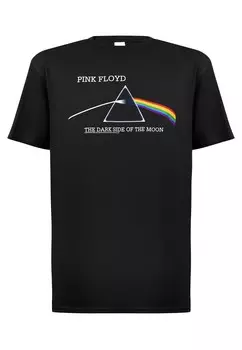 Футболка с принтом PINK FLOYD DARK SIDE OF THE MOON ALBUM Pink Floyd, черный