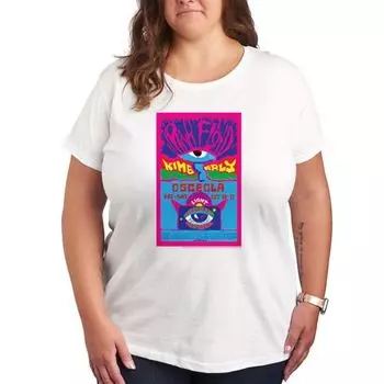 Футболка с принтом Pink Floyd и плакатом Pepperland Licensed Character, белый