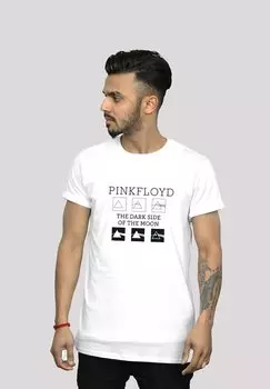 Футболка с принтом PINK FLOYD PYRAMIDS PREMIUM ROCK METAL MUSIK BAND FAN MERCH F4NT4STIC, белый