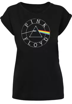 Футболка с принтом PINK FLOYD VINTAGE PRISM F4NT4STIC, черный